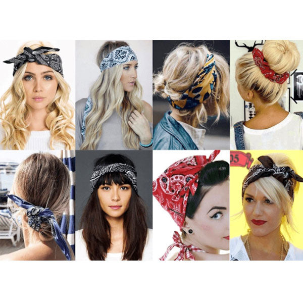 Bandana patroon zwart wit