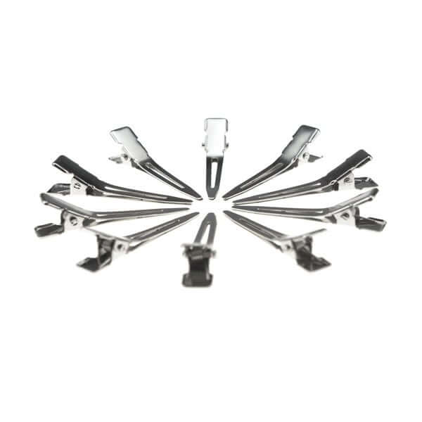 Watergolf clips 10 stuks zilverkleurig 1 pen