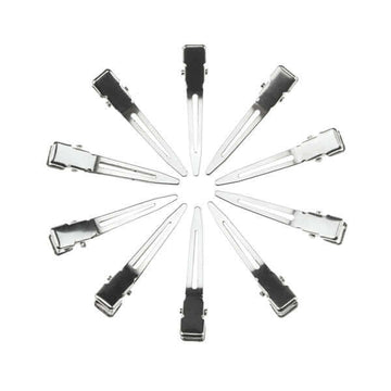 Watergolf clips 10 stuks zilverkleurig 1 pen